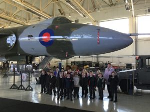 We all had a great time at Doncaster airport learning about the Vulcan. 