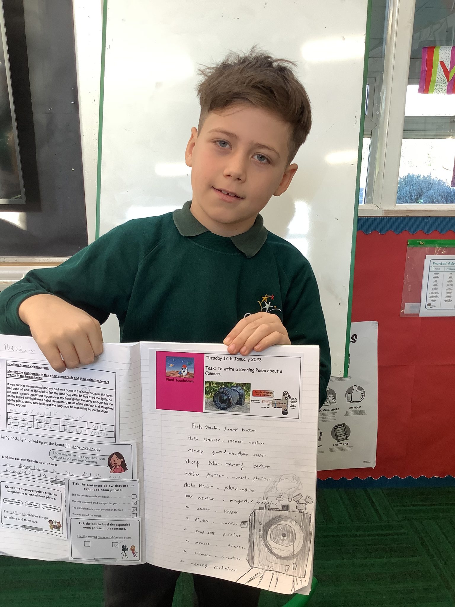 Class 14 – Amazing Kenning Poems | Green Top School