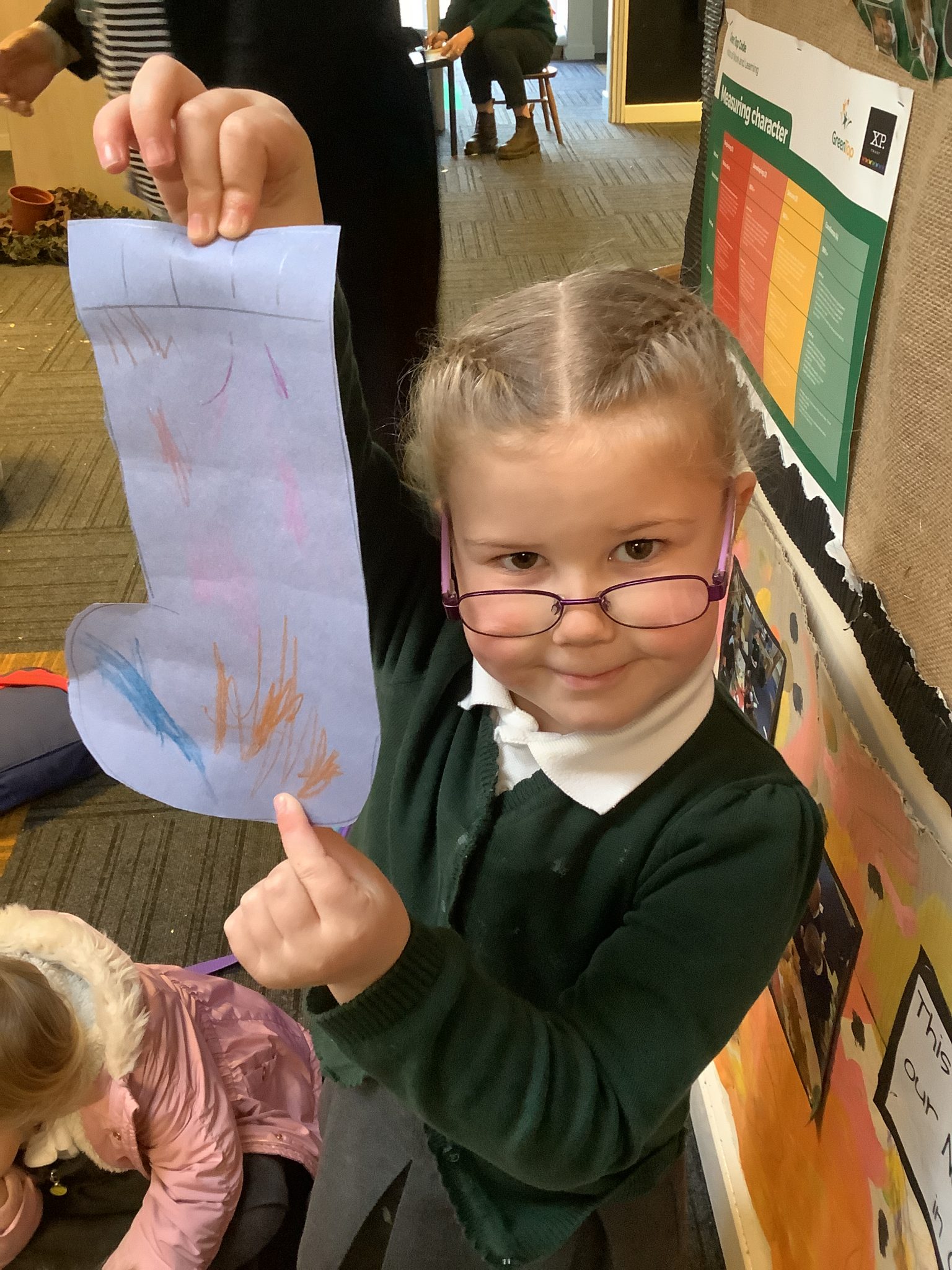 Odd Socks Day in Nursery Green Top School