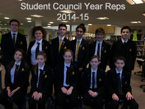 Student Council Year Reps 2014-15
