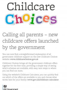 Childcare Choices – Partner toolkit