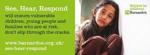 Barnardos See Hear Respond Graphic