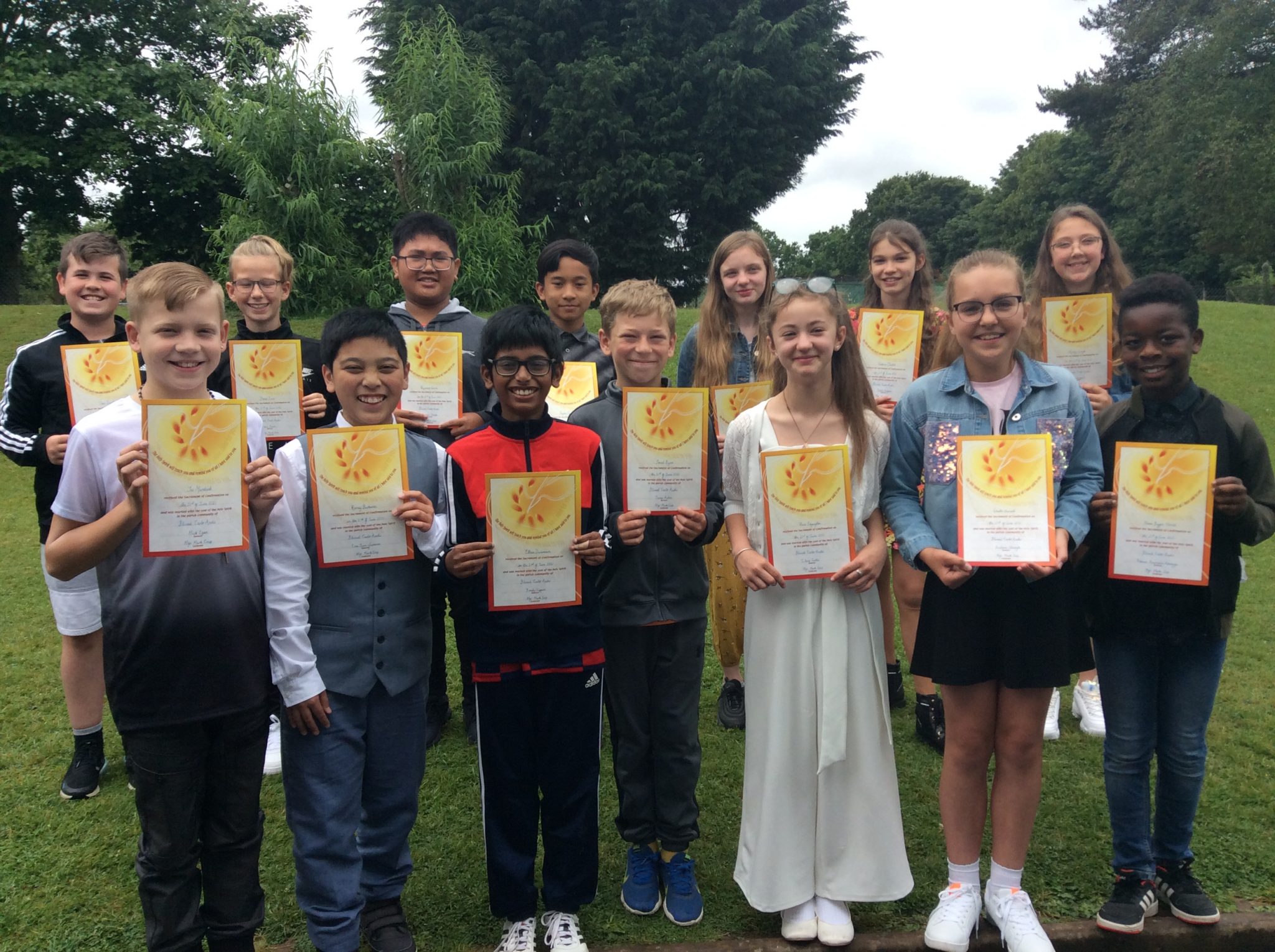 Year 6 Confirmandi Celebrate | SS Peter And Paul Catholic Primary ...