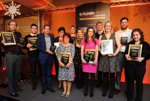 NEWS for Liz Mackley - 1-12-16 Golden Apple awards held at the Mercure Royal hotel, Ferensway, pictured is all the award winners. Picture: Peter Harbour Prints of this picture can be ordered from www.hulldailymail.co.uk/buyaphoto or telephone 03444 060 910 KEYWORDS: