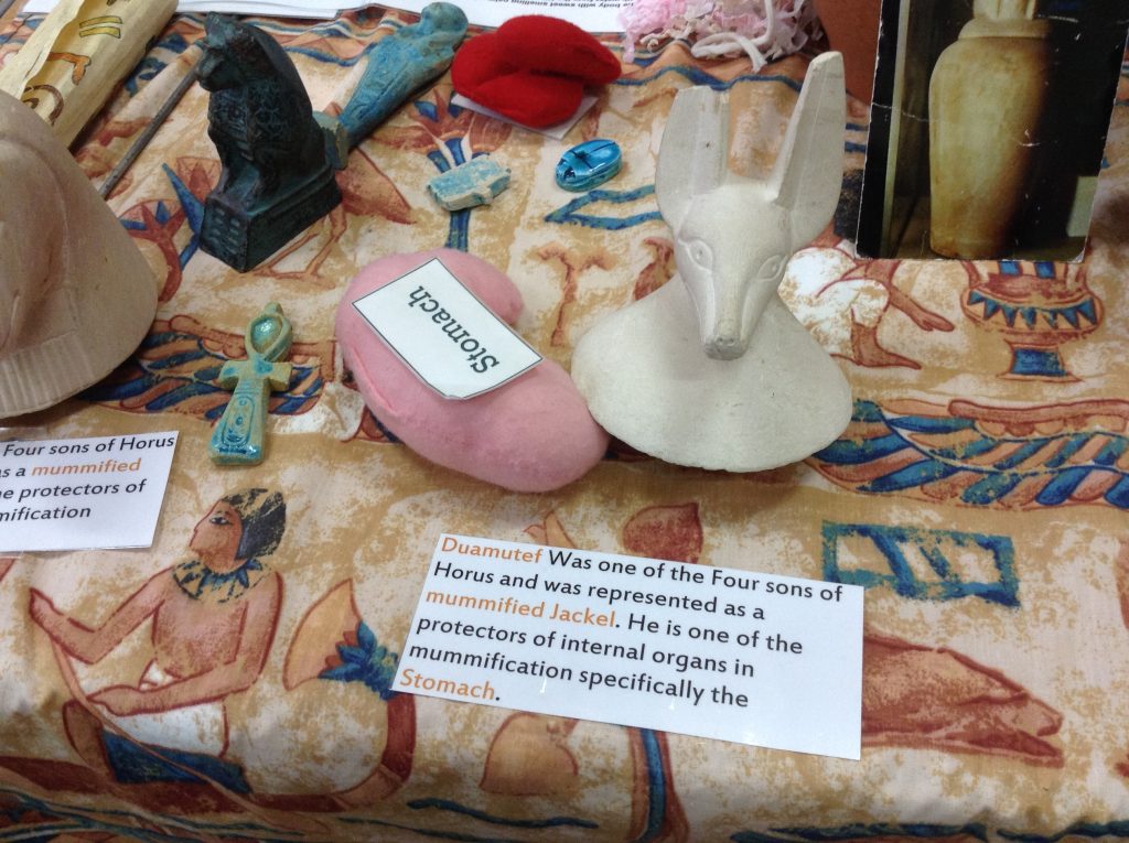 Egyptian mummification process picture