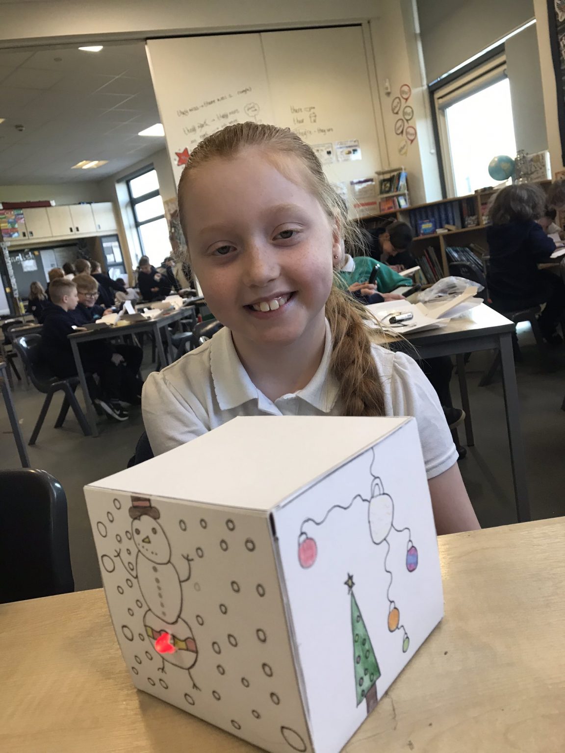 Christmas Light Boxes Y4 D&T Project Christopher Pickering Primary School