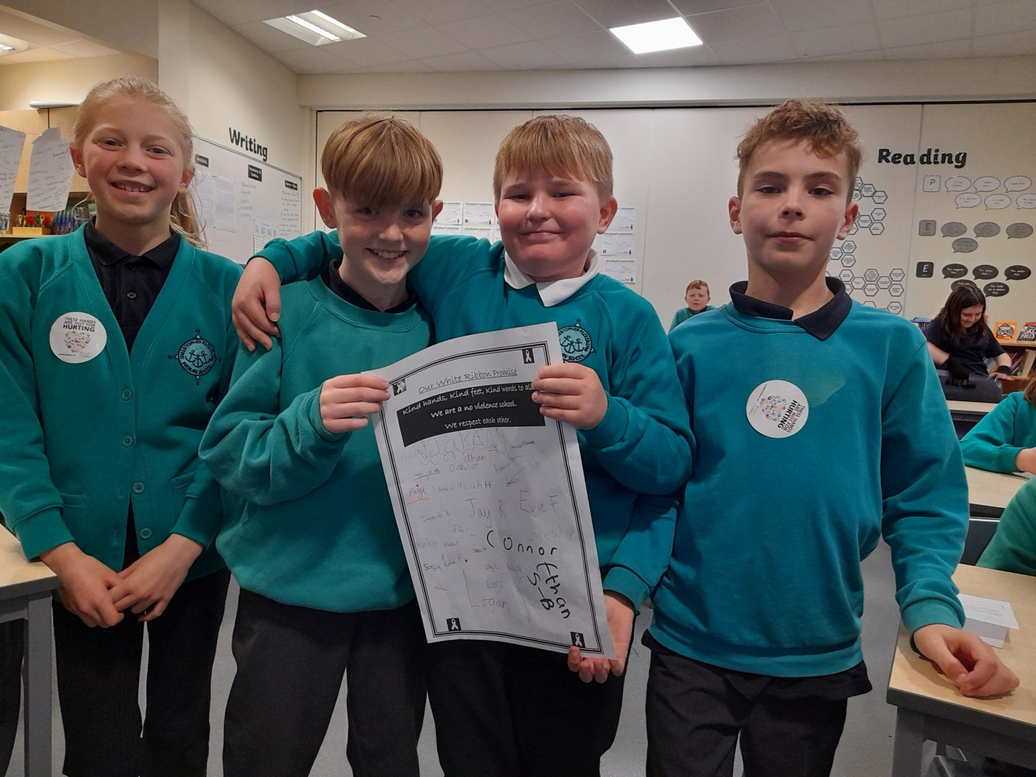 Year 6 White Ribbon | Christopher Pickering Primary School