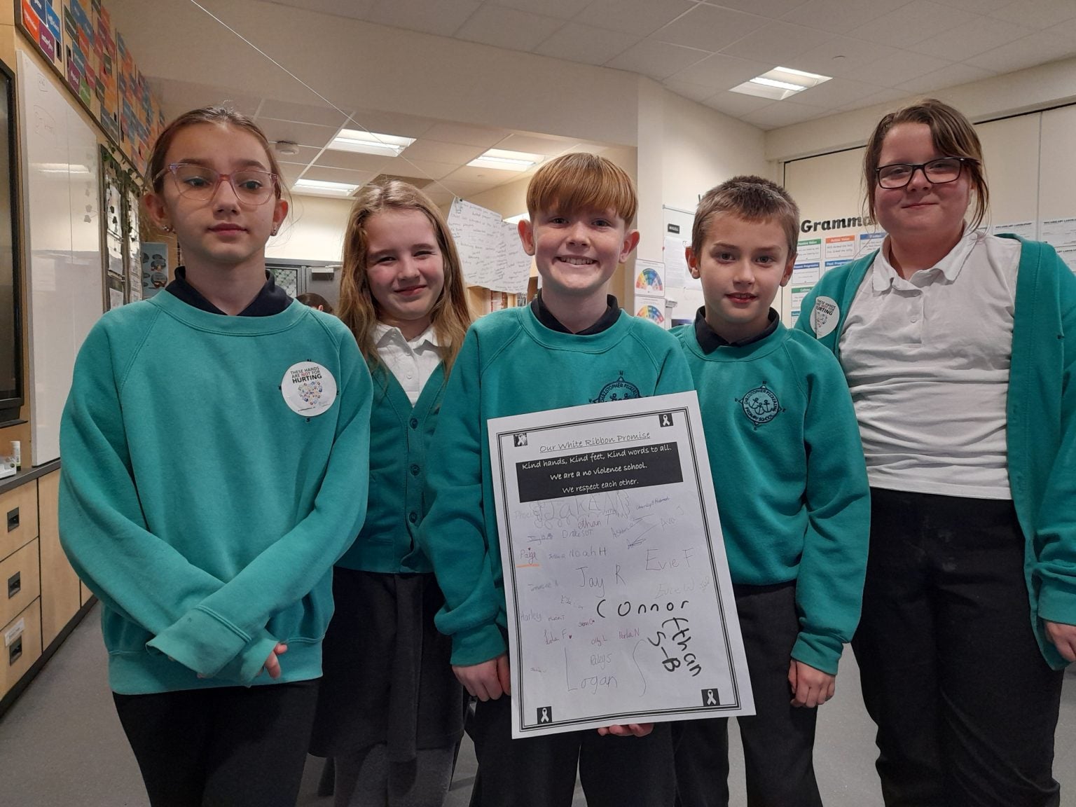 Year 6 White Ribbon | Christopher Pickering Primary School