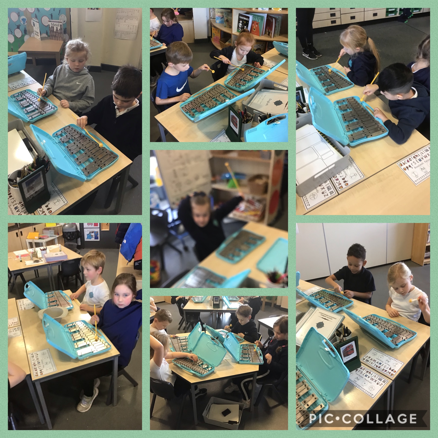 Learning to play the glockenspiels! Christopher Pickering Primary School