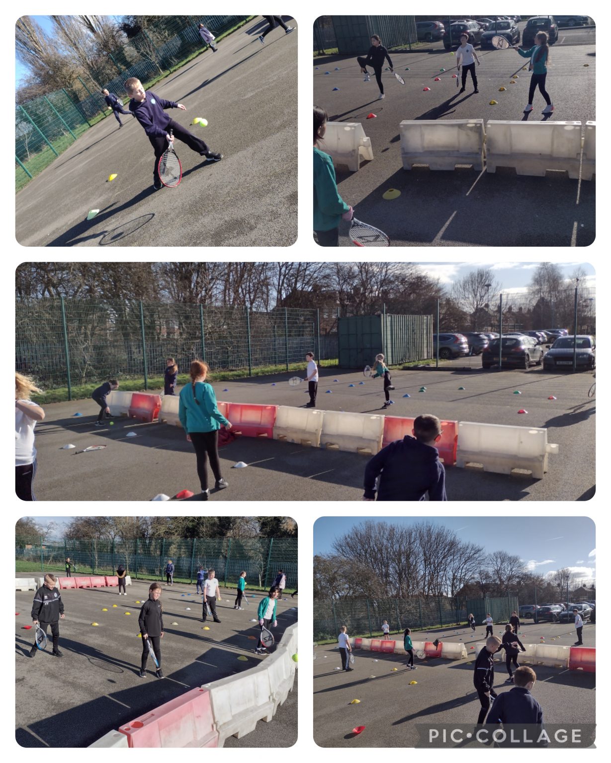 PE Year 5 Tennis Christopher Pickering Primary School