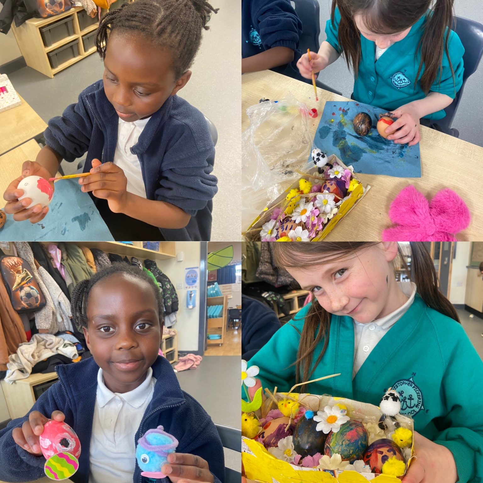 Year 2 – egg decorating afternoon | Christopher Pickering Primary School