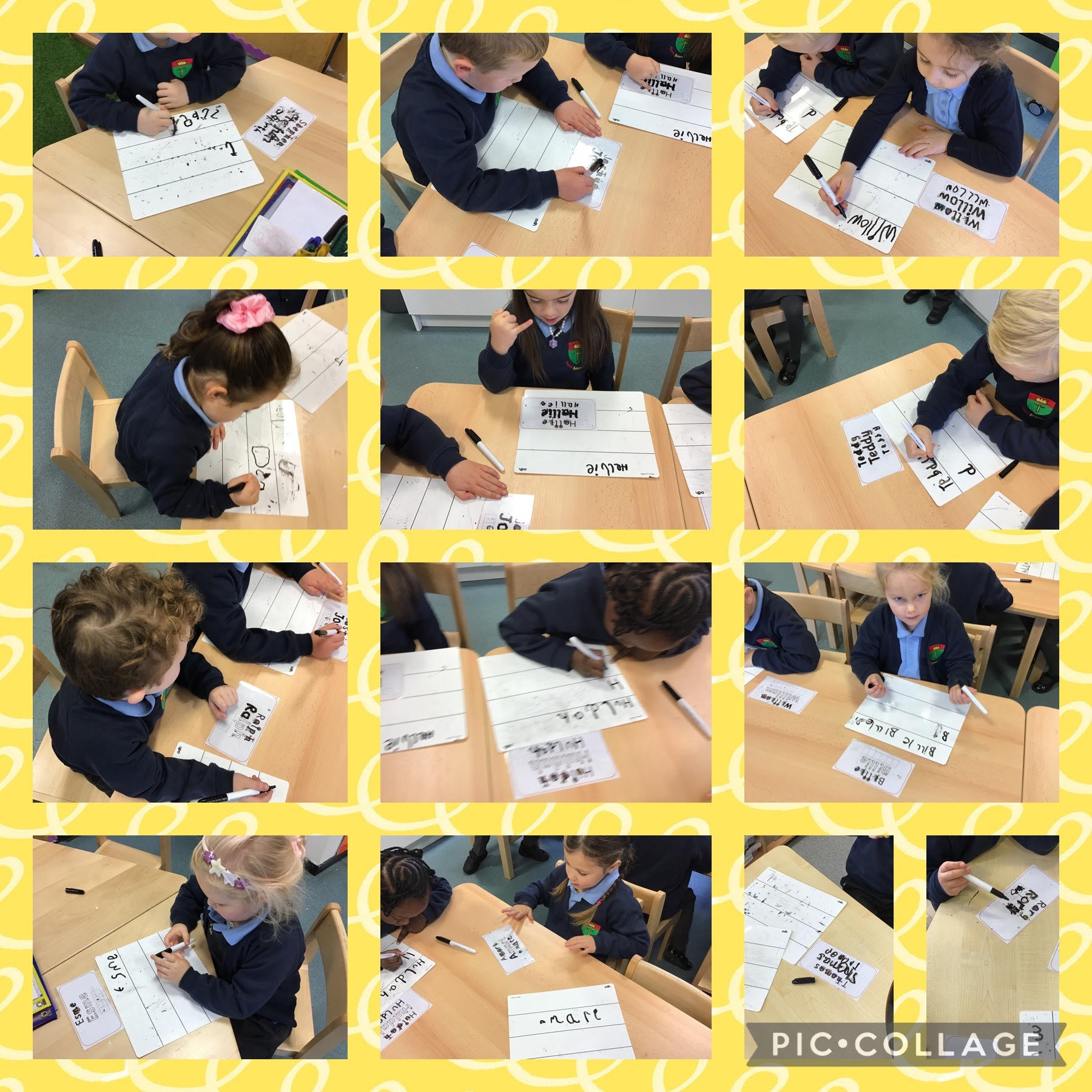 Reception Name writing! 07.11.2023 St Oswald's CE VA Primary School