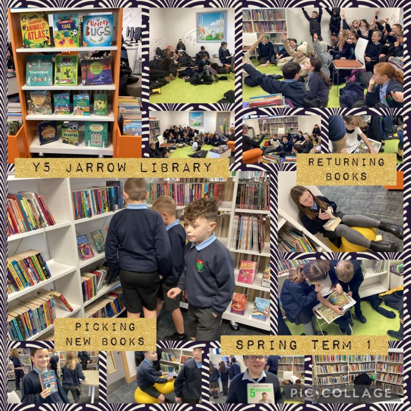 Year 5 – Library Visit! – 17.01.2024 | St Oswald's CE VA Primary School