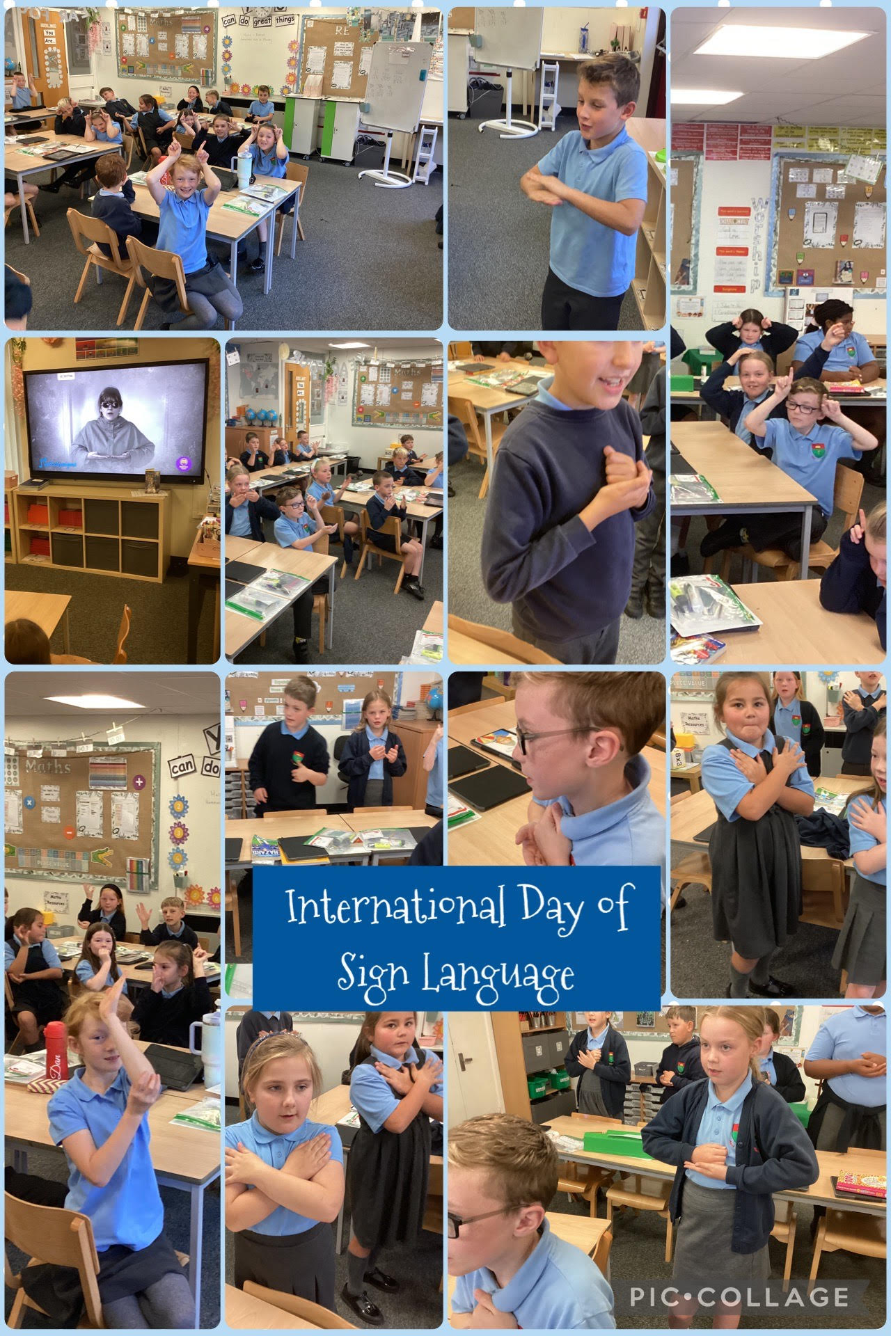 Year 4 Ozzie 80 Sign Language 08.10.2024 St Oswald's CE VA