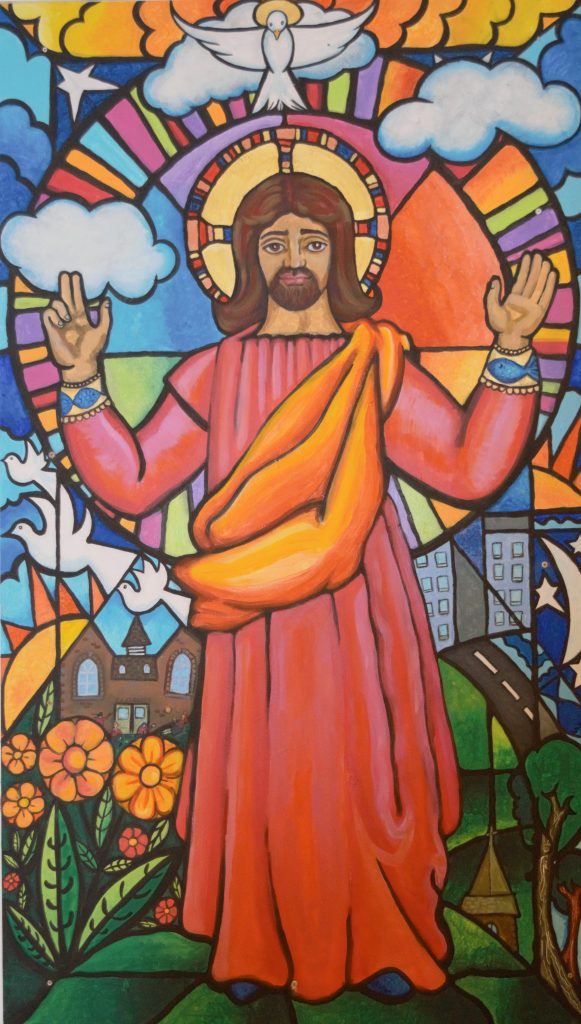 mural jesus