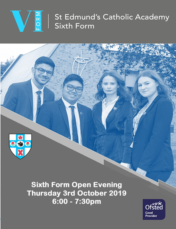 Sixth Form Open Evening | St Edmund's Catholic Academy