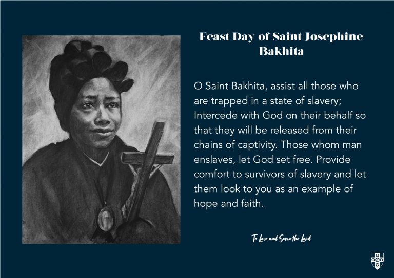 Today we celebrate the Feast Day of Saint Josephine Bakhita St Edmund