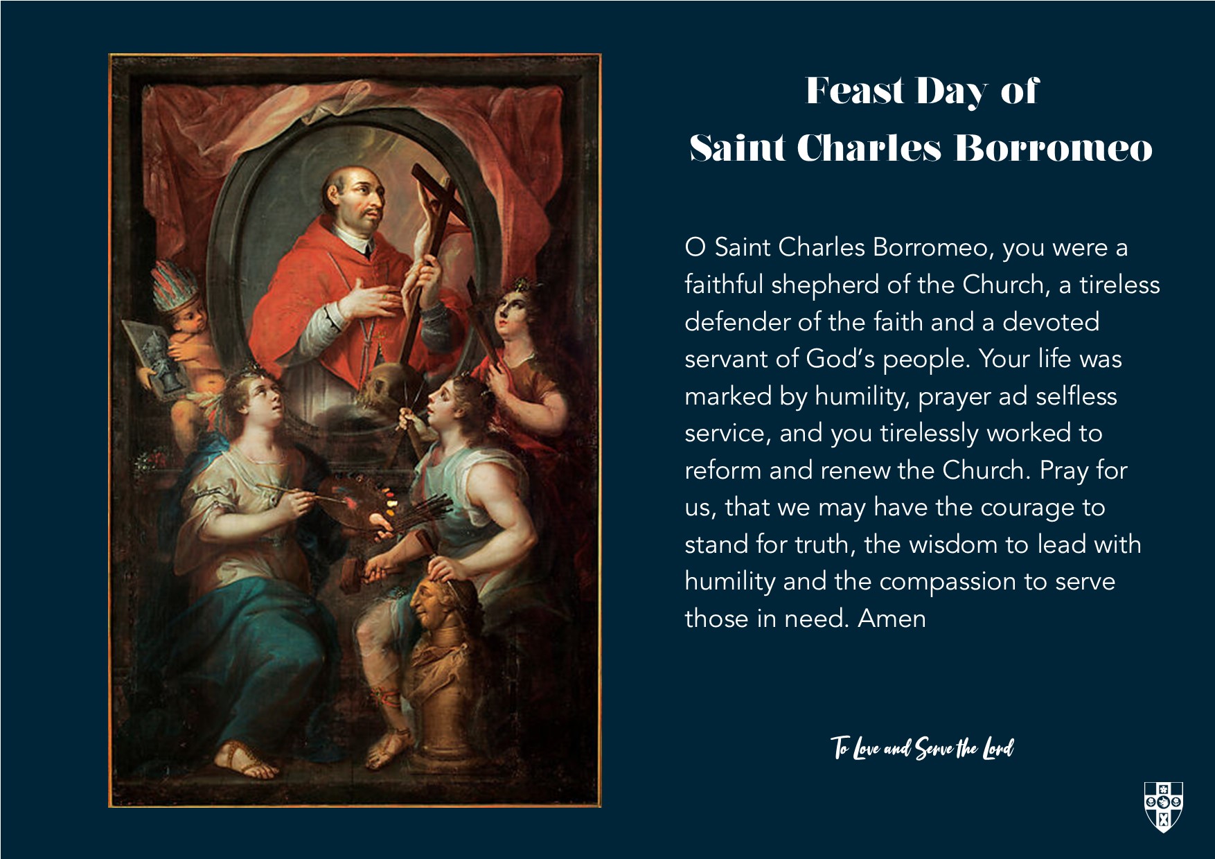 Saint Charles Borromeo Feast Day | St Edmund's Catholic Academy