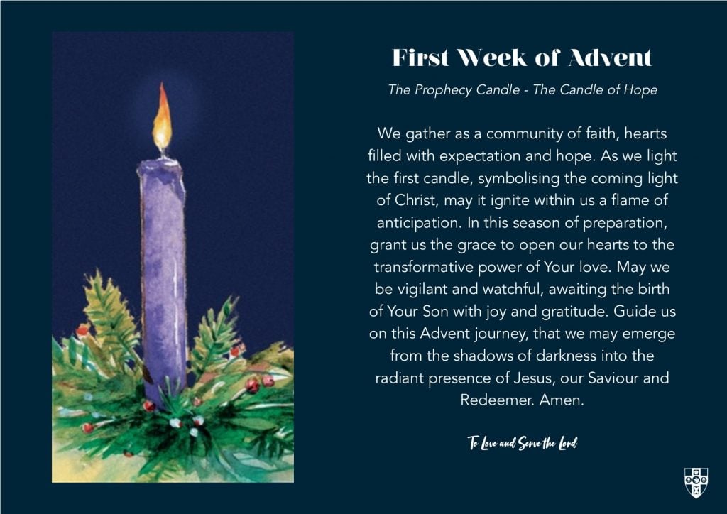 First Week of Advent St Edmund's Catholic Academy