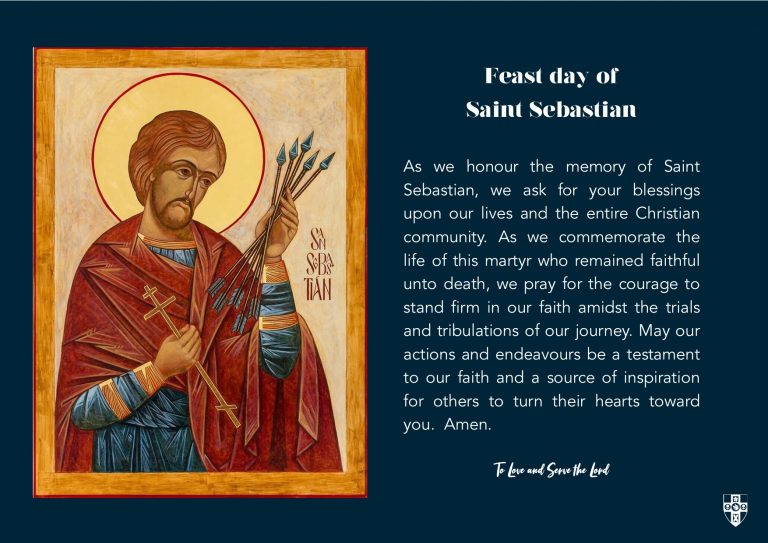 Saint Sebastian Feast Day | St Edmund's Catholic Academy