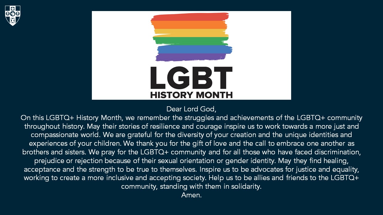 LGBTQ+ History Month | St Edmund's Catholic Academy