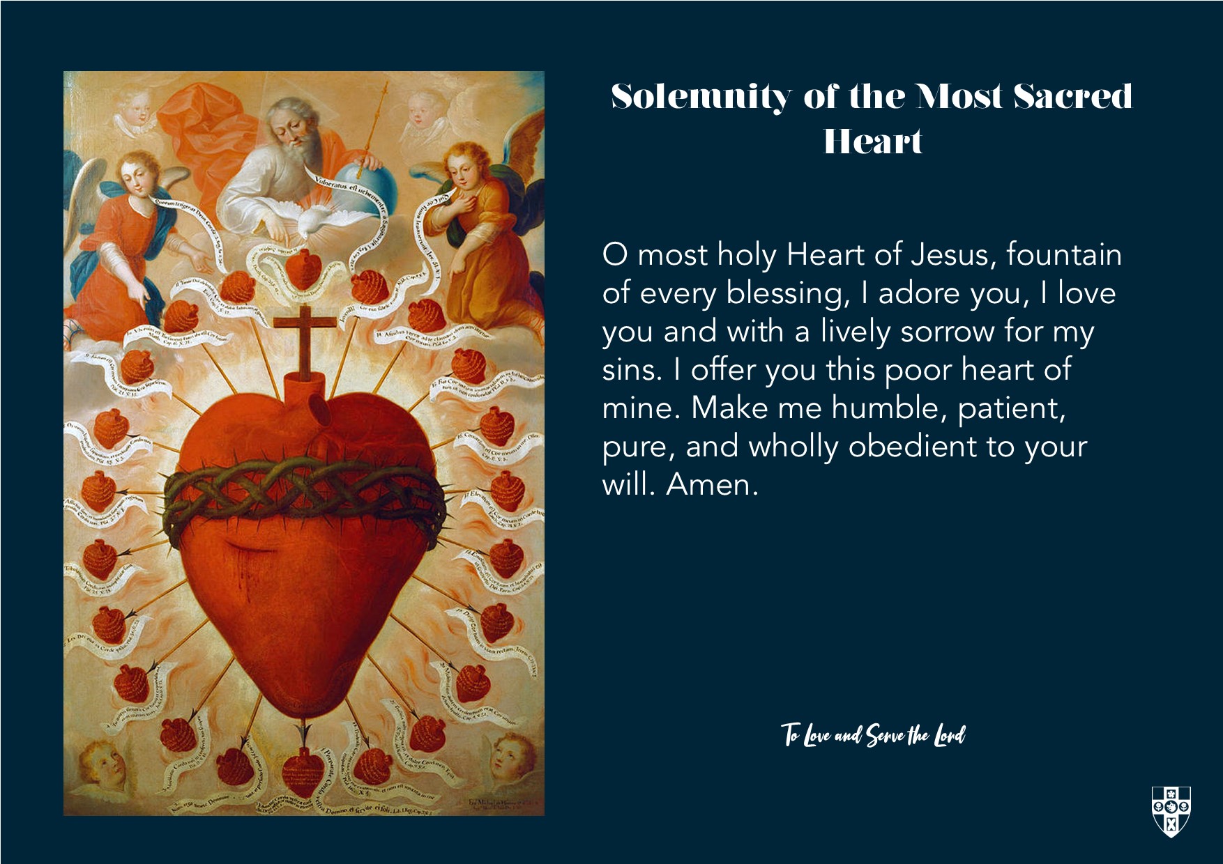 The Solemnity of the Most Sacred Heart Embracing Christ’s Infinite