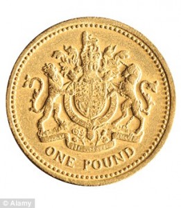 one pound coin