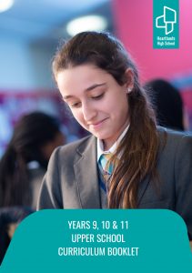 Year 9, 10, 11 Upper School Curriculum Booklet_Cover