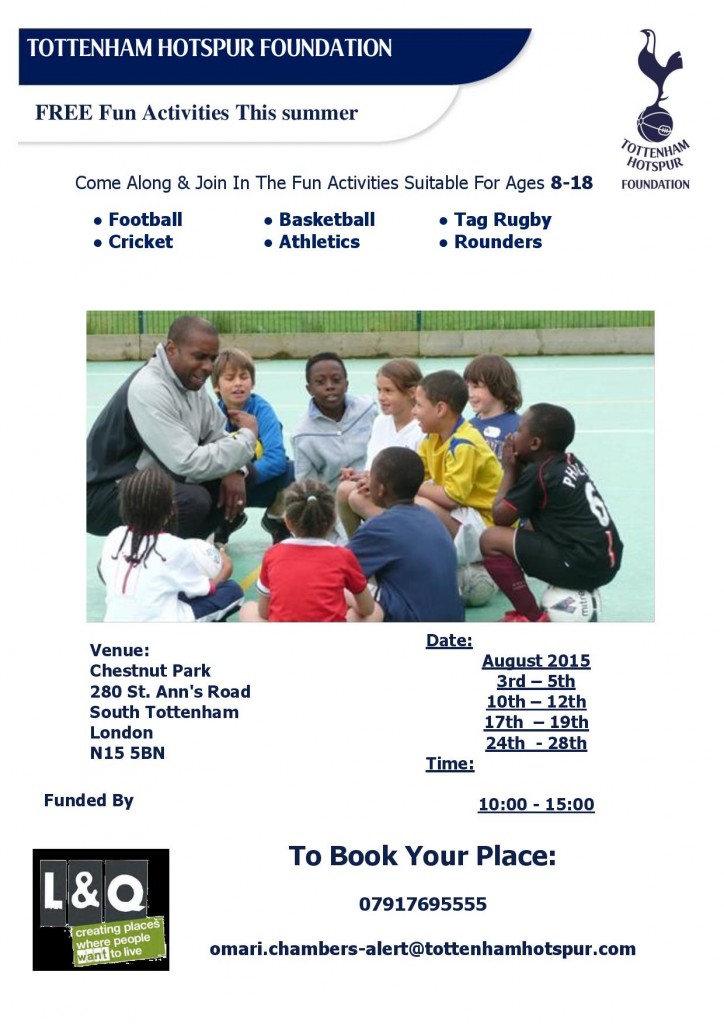 T H Foundation - Free summer 2015 Activities-page-001