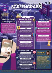 Poster about what parents need to know about Screen Grabs