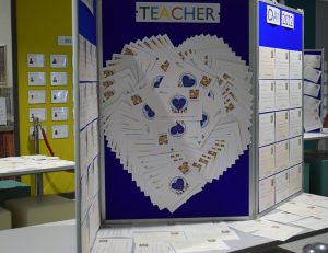 Image of Thank a Teacher cards from students