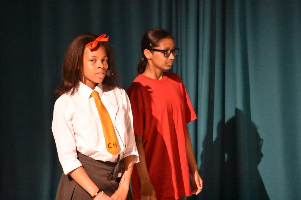 Alperton students performing in ‘Matilda Jr’