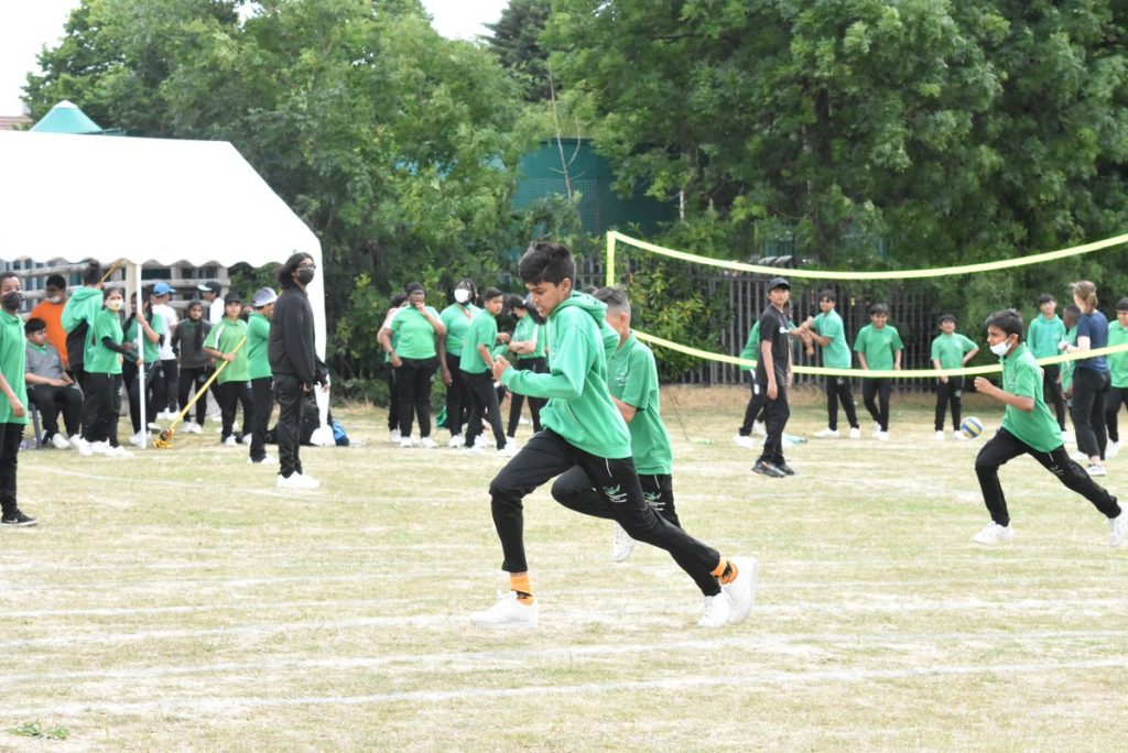 ACS students during Sports Day