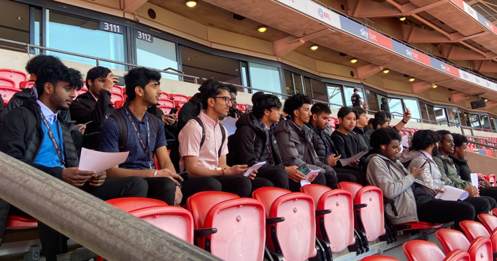 ACS students at Wembley Stadium