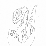 Student Dinosaur Drawing