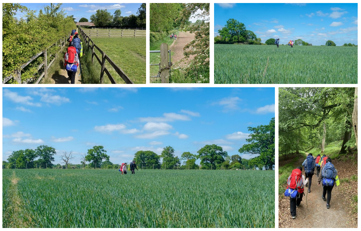 Duke of Edinburgh Practice Expedition Photo Collage