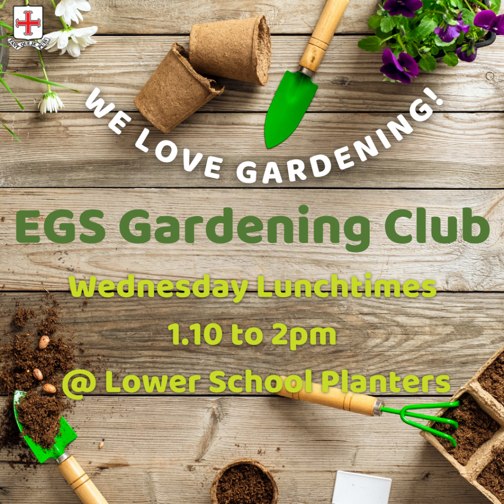 Gardening Club is back from next week! | ENFIELD GRAMMAR SCHOOL