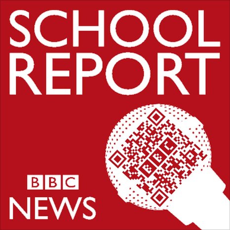 School Report Logo QR code