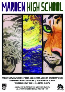 Marden Art Show Invite 2014