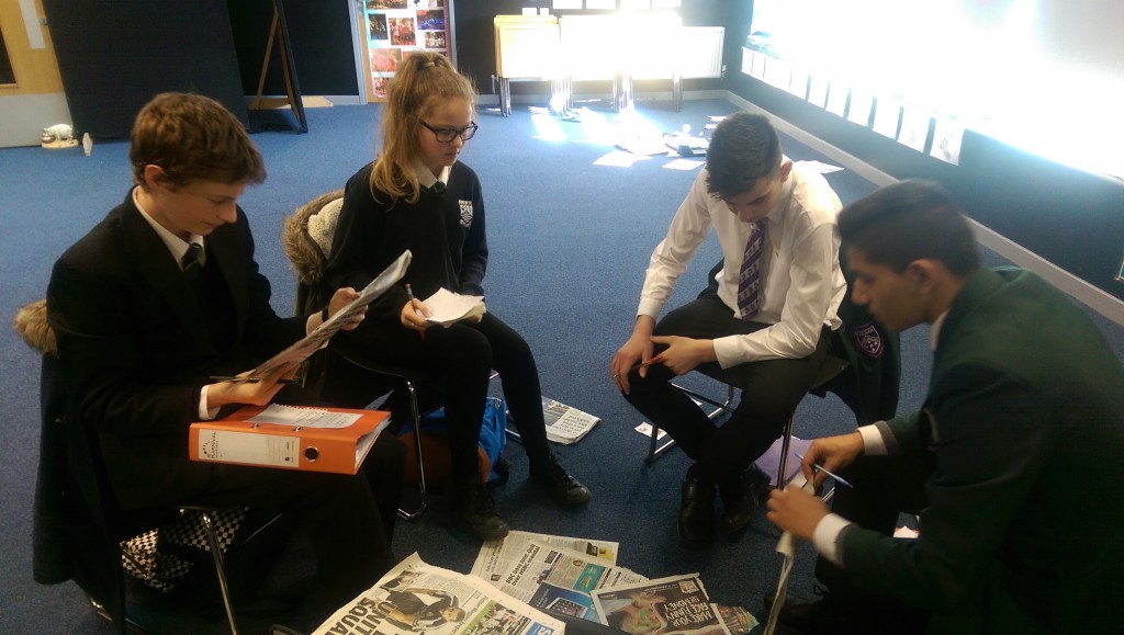 Marden students working with Excelsior students for BBC Radio 3.