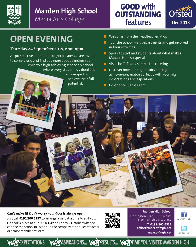 Open Evening 24-9-15