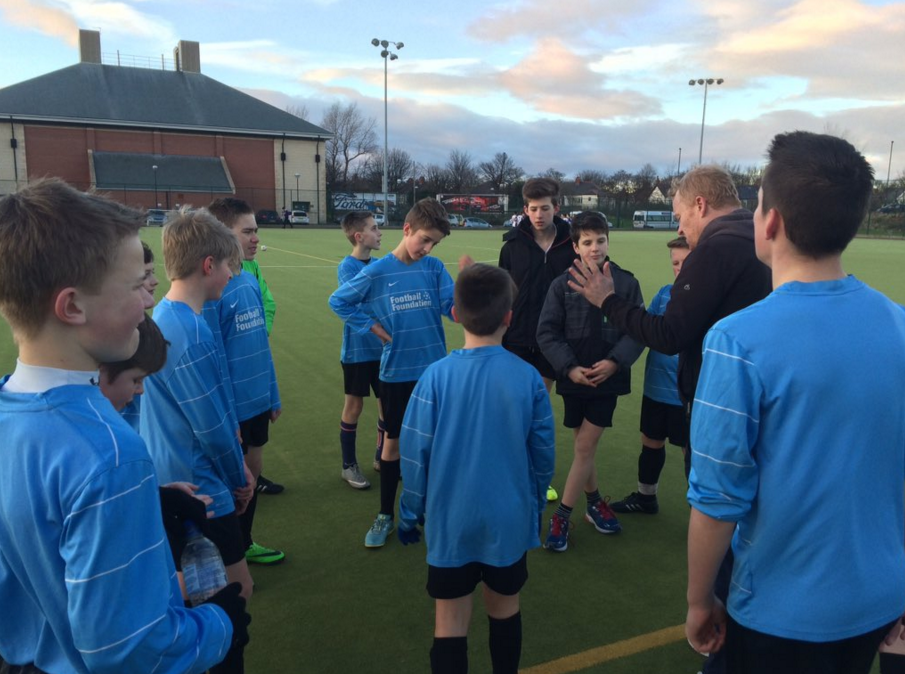 Half time team talk