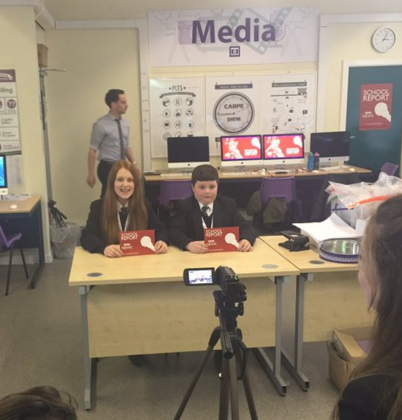 News anchors Jess and Connor