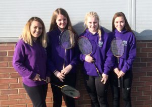 Girls badminton