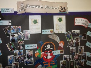 Year 2 did some very exciting work about pirates ooh ahh.
