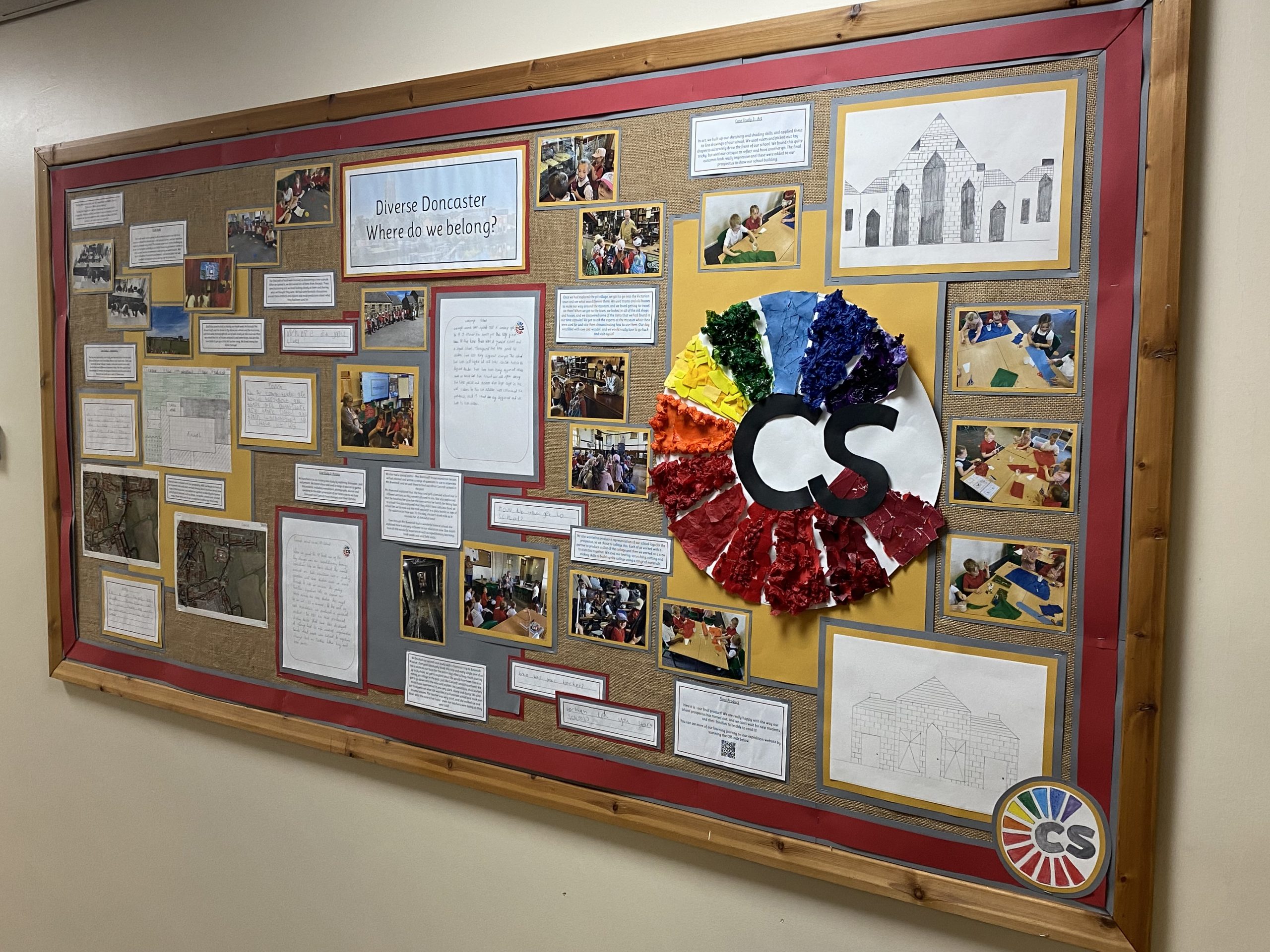 Last term’s ‘Beautiful Work’ taking pride of place on our corridors ...