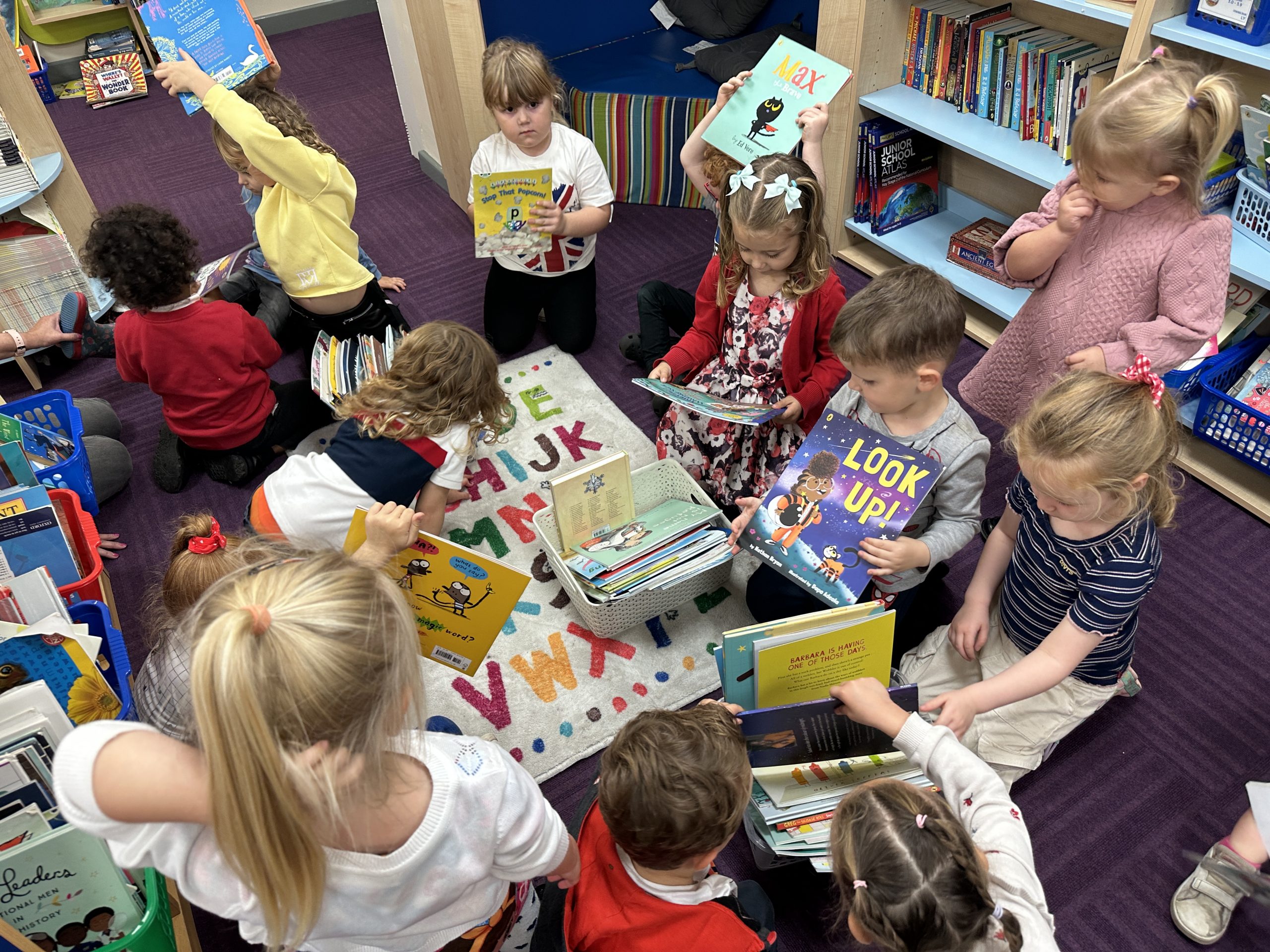 Crew MW’s Library Visit | Carcroft School