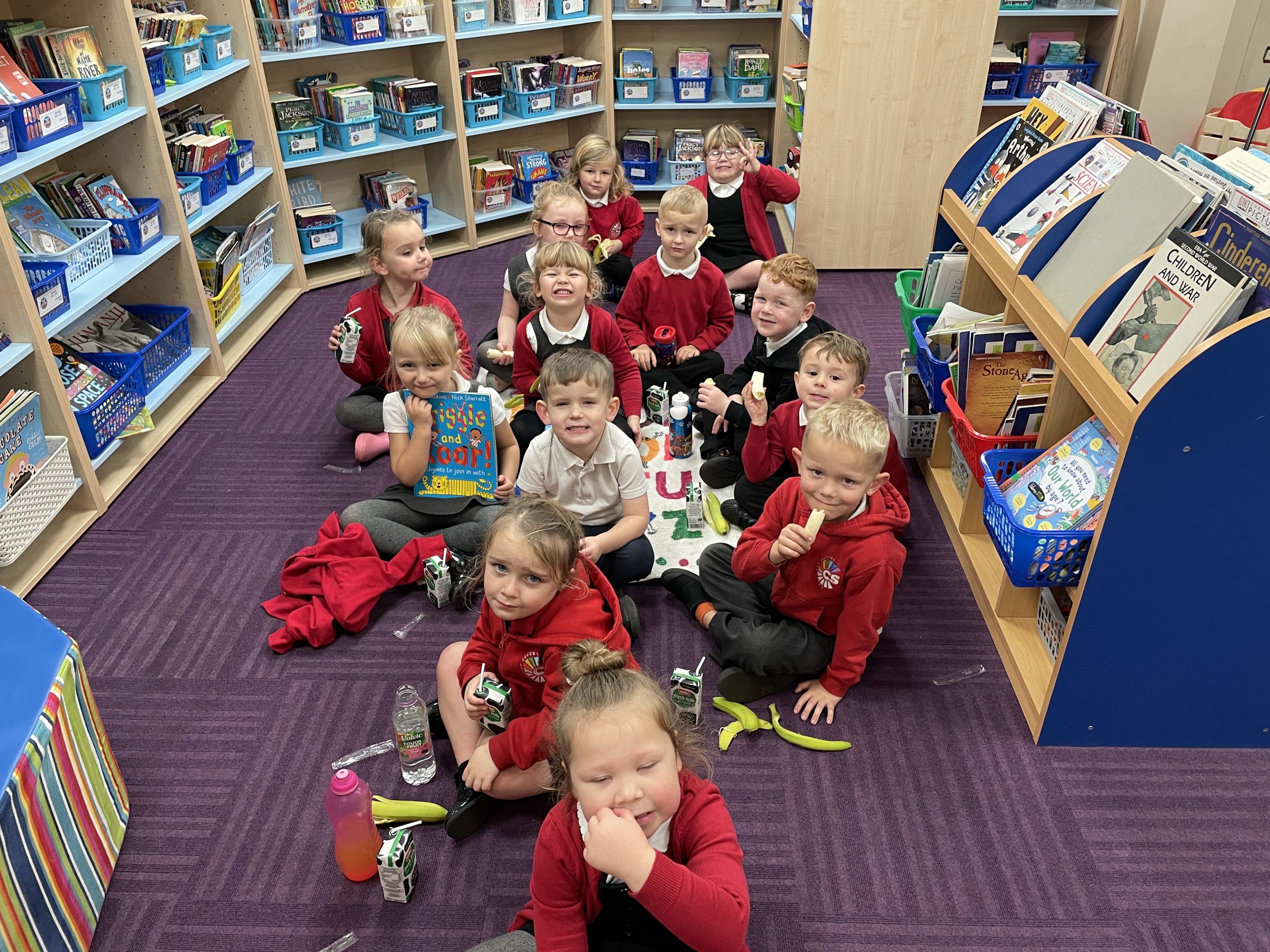 Crew MW’s Library Visit | Carcroft School