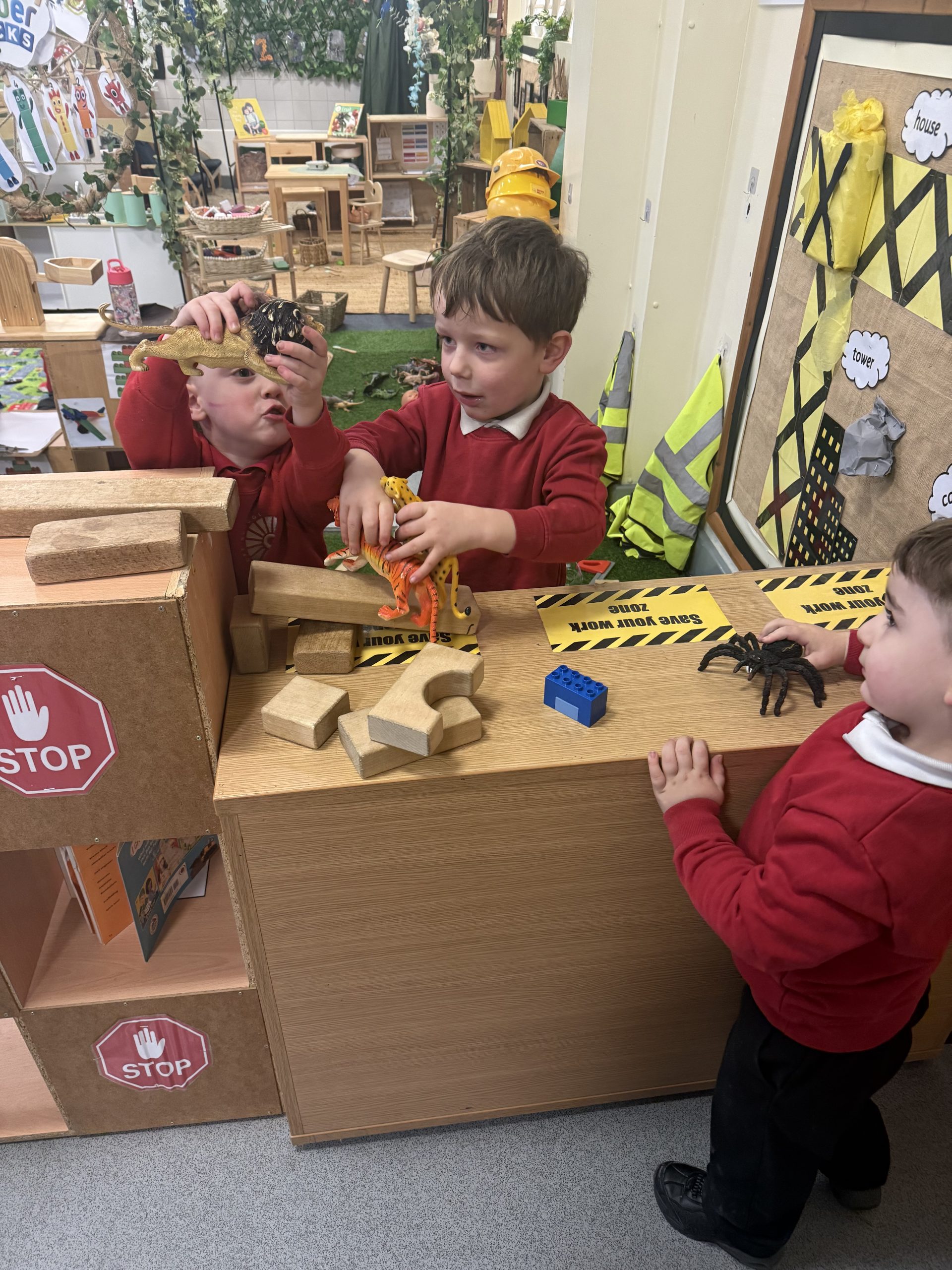 Caution construction zone ahead! | Carcroft School
