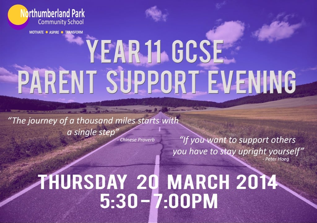 Year 11 Special Parents Evening Invitation